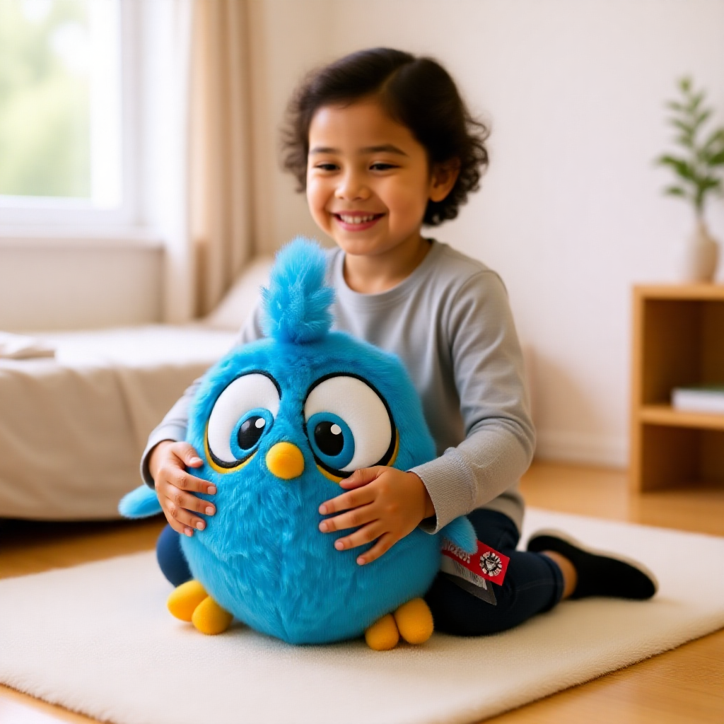 Angry Birds 2 Plush Jay Baby Bird Blue - EANcam